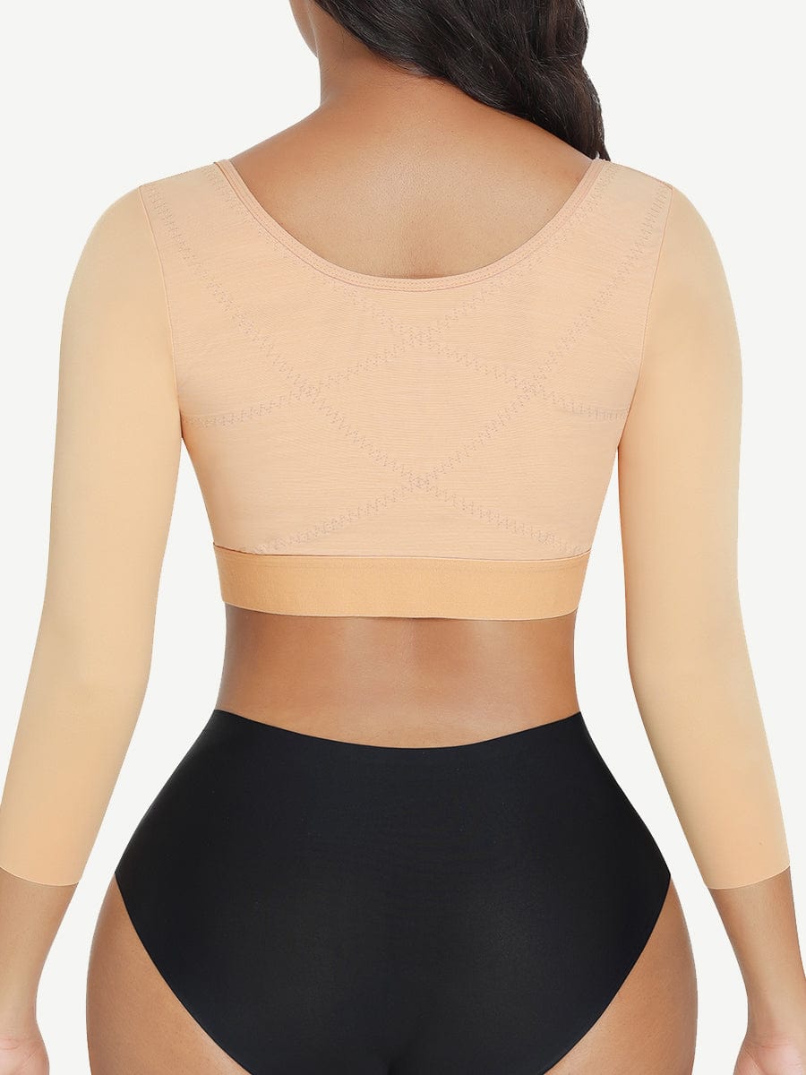 Natural Postsurgical Shaping Anti-Shake Chest Elastic Hook Adjustment Top Breathable Shaperwear