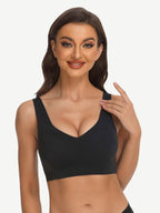 Soft-Touch Smoothing Fabric Fashion Elasticity Seamless Bra Lightweight