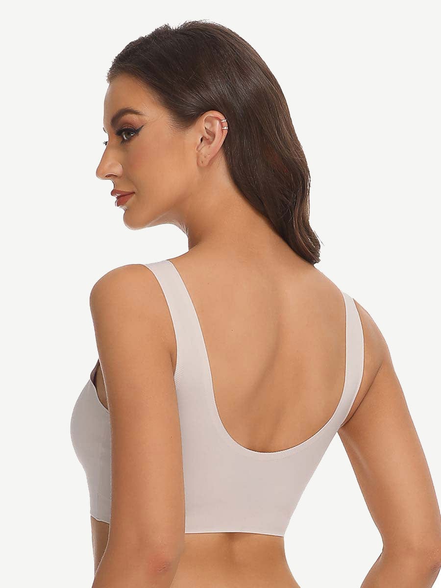 Soft-Touch Smoothing Fabric Fashion Elasticity Seamless Bra Lightweight