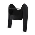 Natural Postsurgical Shaping Anti-Shake Chest Elastic Hook Adjustment Top Breathable Shaperwear
