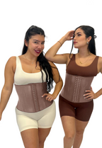 Tight Core Waist Trainer 25 Steel - Cappuccino Edition
