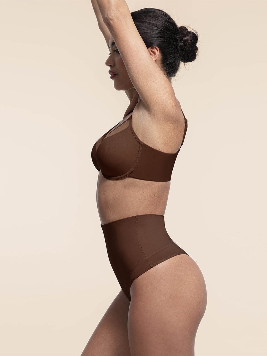 Sexy Mesh Full Coverage Unlined Underwire Bra with Adjustable Straps