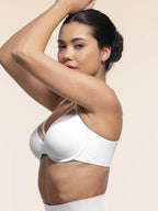 Sexy Mesh Full Coverage Unlined Underwire Bra with Adjustable Straps