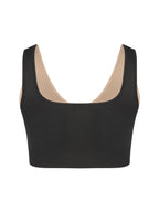 Reversible Wireless Comfort Bust Support Shaper Bra with Removable Cups