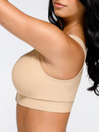 Adjustable Front Closure Post-Surgery Bra with Triple Hooks