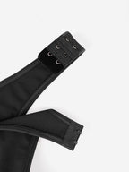 Adjustable Front Closure Post-Surgery Bra with Triple Hooks