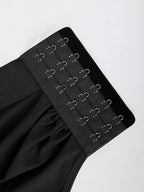 Adjustable Front Closure Post-Surgery Bra with Triple Hooks