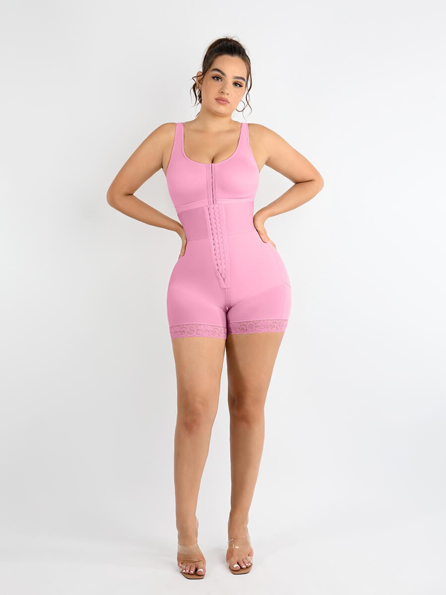 3-bones Triple-breasted High-waisted Elastic Body Butt Lifter