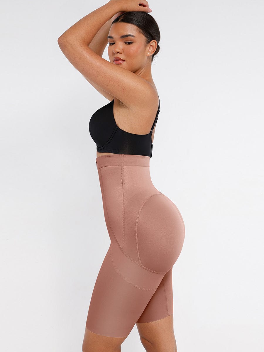 Body Shaper clips inside for post-operative wear and removable shoulder straps