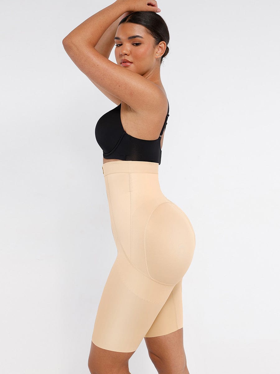 Body Shaper clips inside for post-operative wear and removable shoulder straps