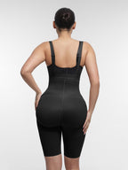 Body Shaper clips inside for post-operative wear and removable shoulder straps
