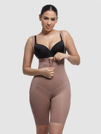Body Shaper clips inside for post-operative wear and removable shoulder straps