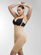 Body Shaper clips inside for post-operative wear and removable shoulder straps