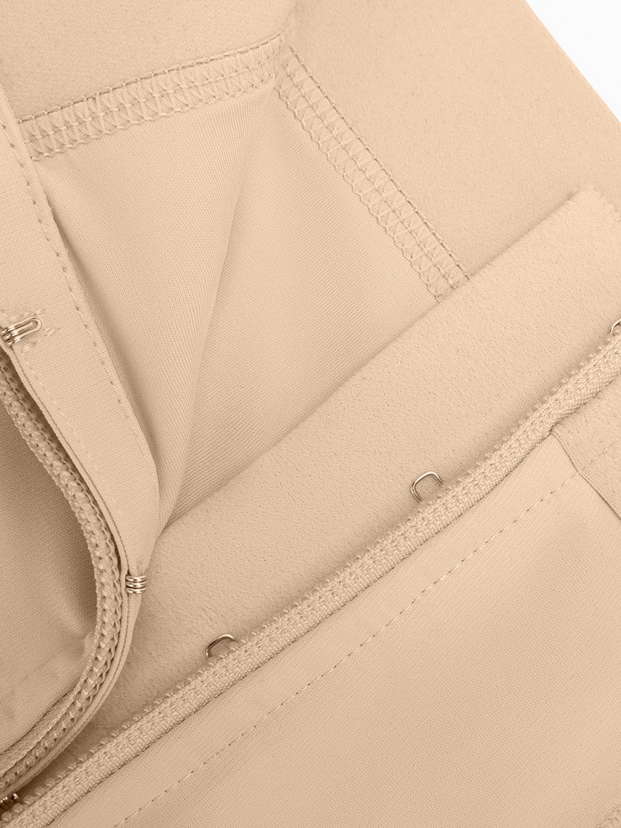 Body Shaper clips inside for post-operative wear and removable shoulder straps