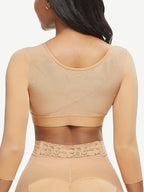 Post-surgical Crop Shapewear 3-Row Hooks Plus Size Instantly Slims