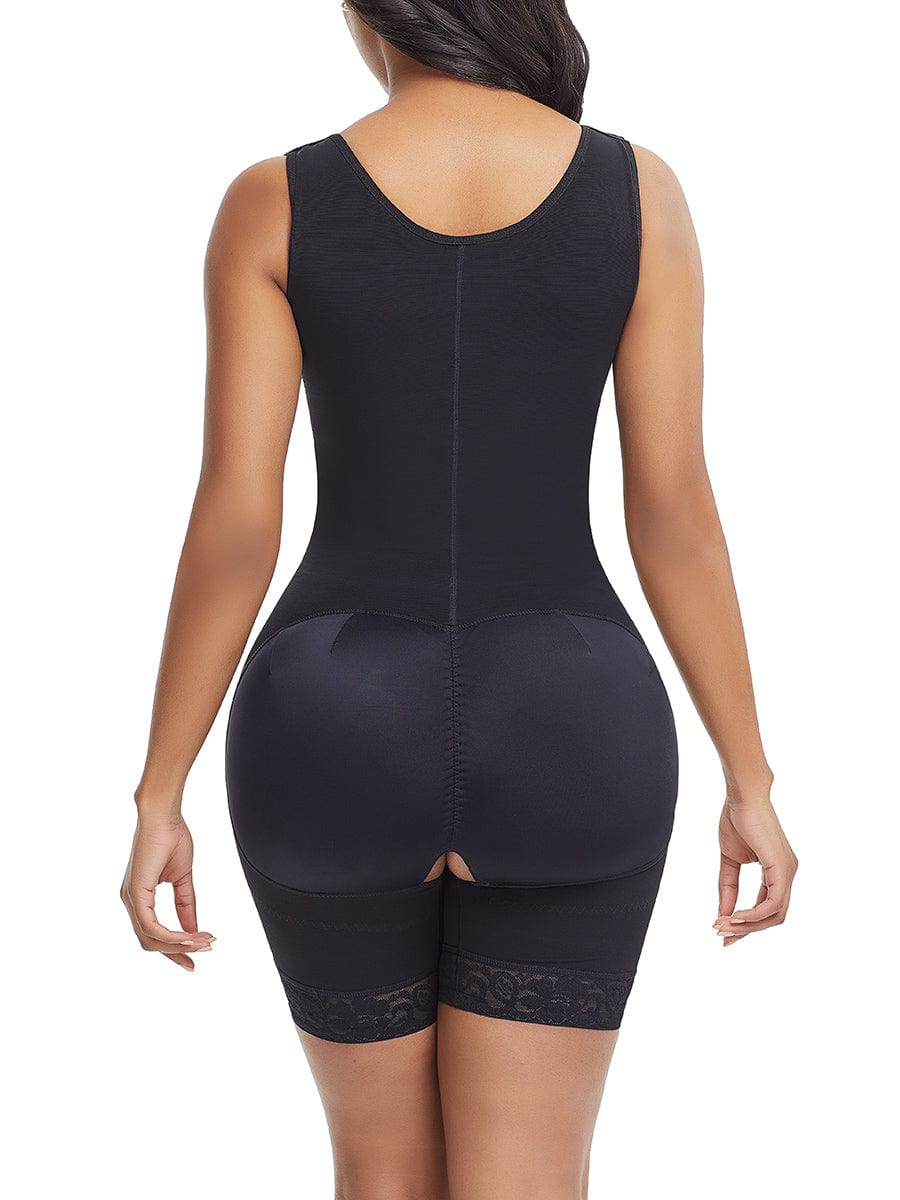 Good Quality Butt Lifter Abdominal Compression Zipper Curve Smoothing Full Body Shapewear