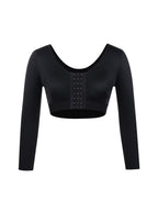 Post-surgical Crop Shapewear 3-Row Hooks Plus Size Instantly Slims