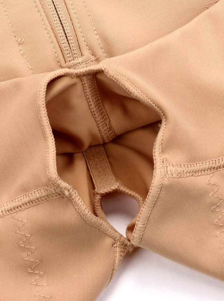 Good Quality Butt Lifter Abdominal Compression Zipper Curve Smoothing Full Body Shapewear