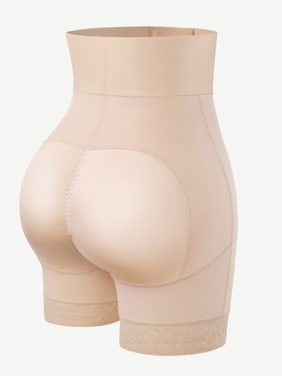3-bones Triple-breasted High-waisted Elastic Body Butt Lifter