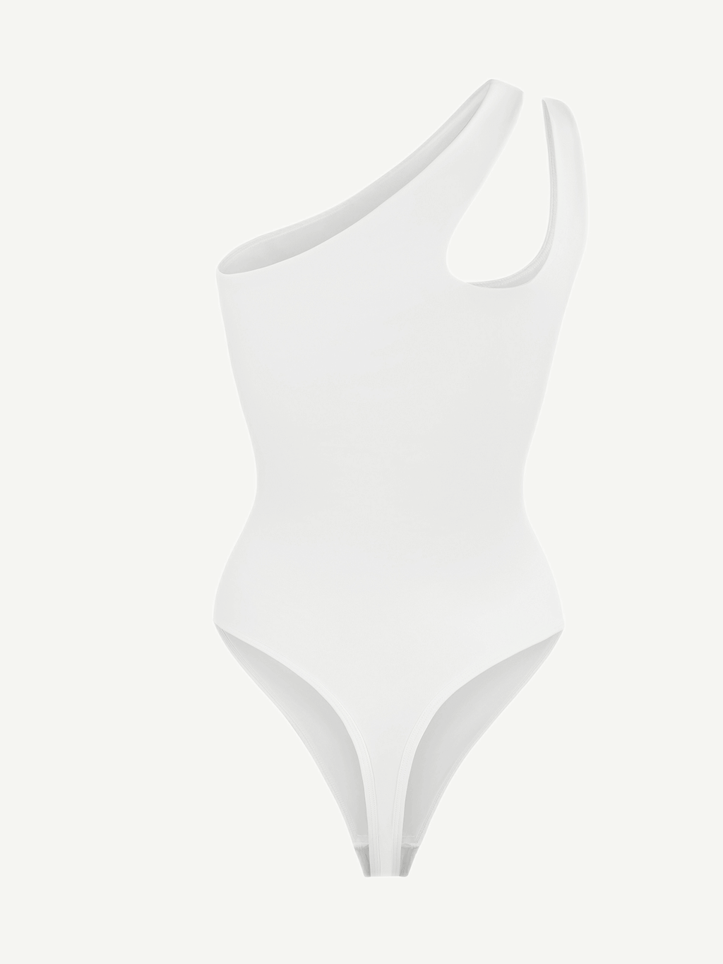 One-shoulder Cut Out Shapewear Bodysuit
