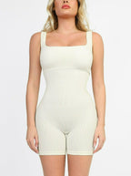 Seamless Square Neck One Piece Sport Romper