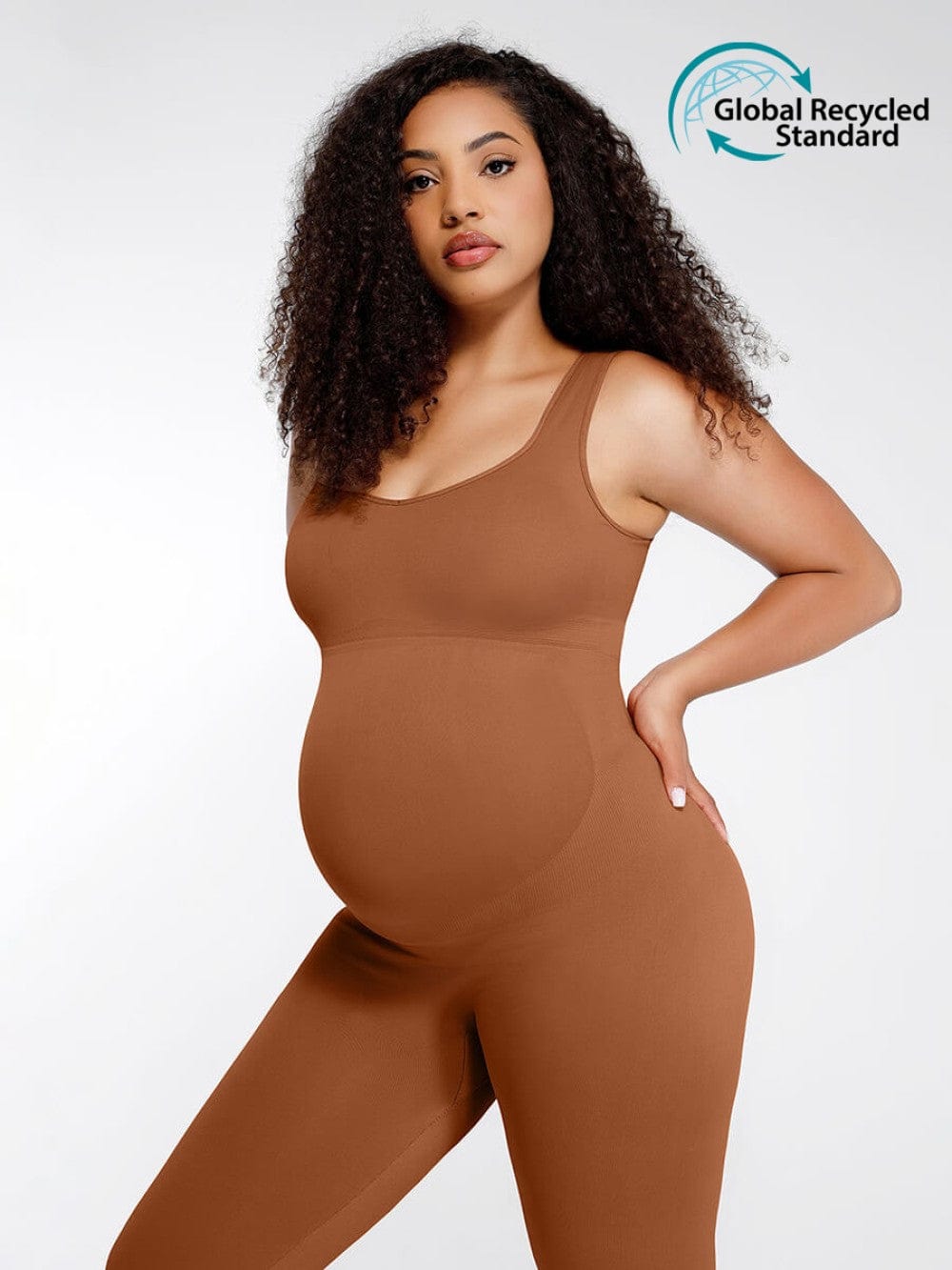 Seamless Eco-friendly🌿 Back Lifting Abdominal Supports Maternity Catsuit Jumpsuit
