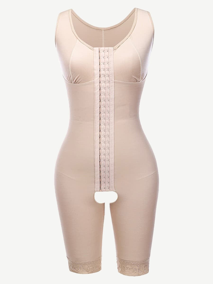 Ultimate Stretch Nude Hooks Crotchless Unpadded Big Size Shapewear