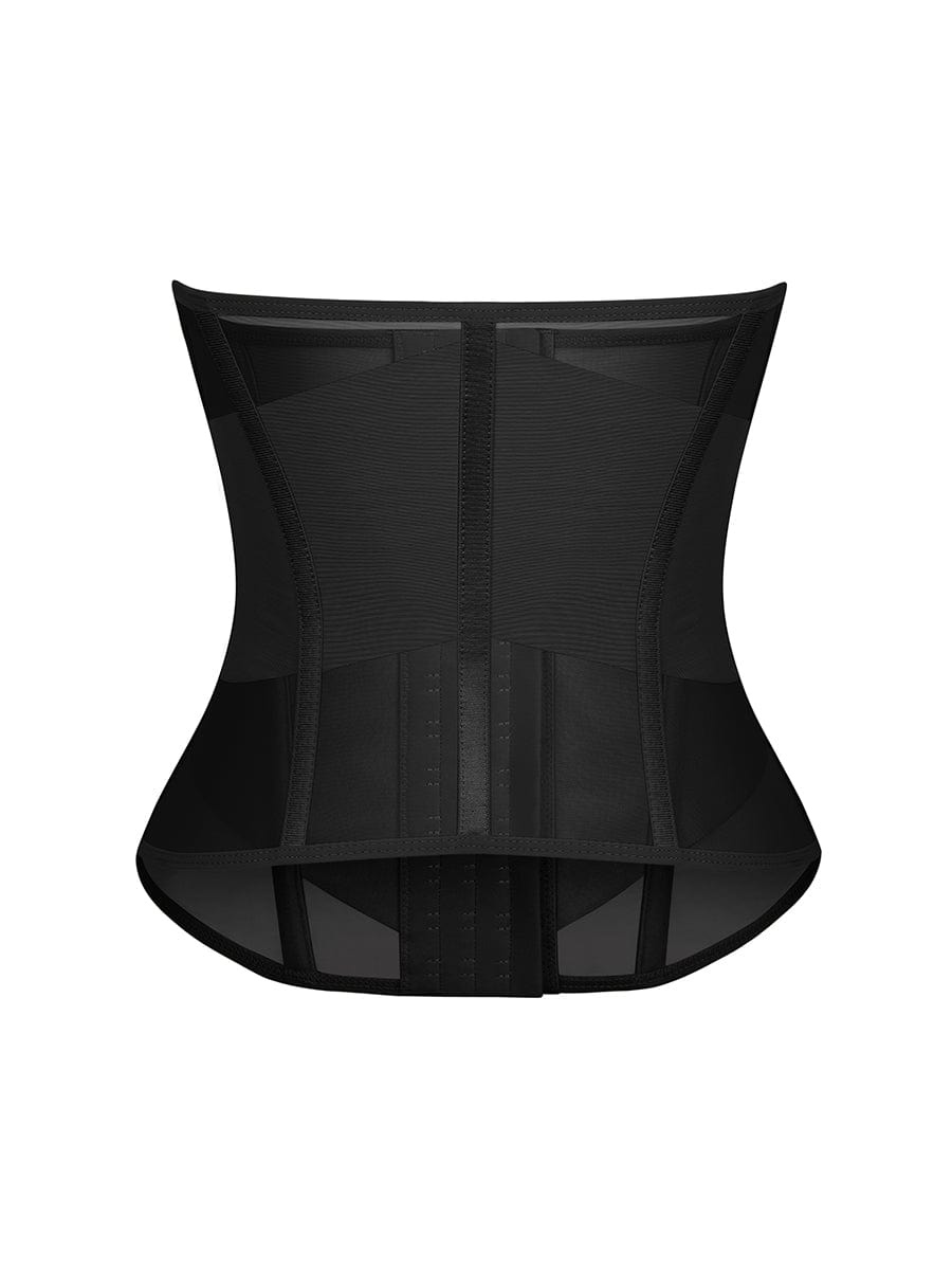 7 Steel Bones Waist and Abdomen Shaping Breathable Mesh Waist Trainer