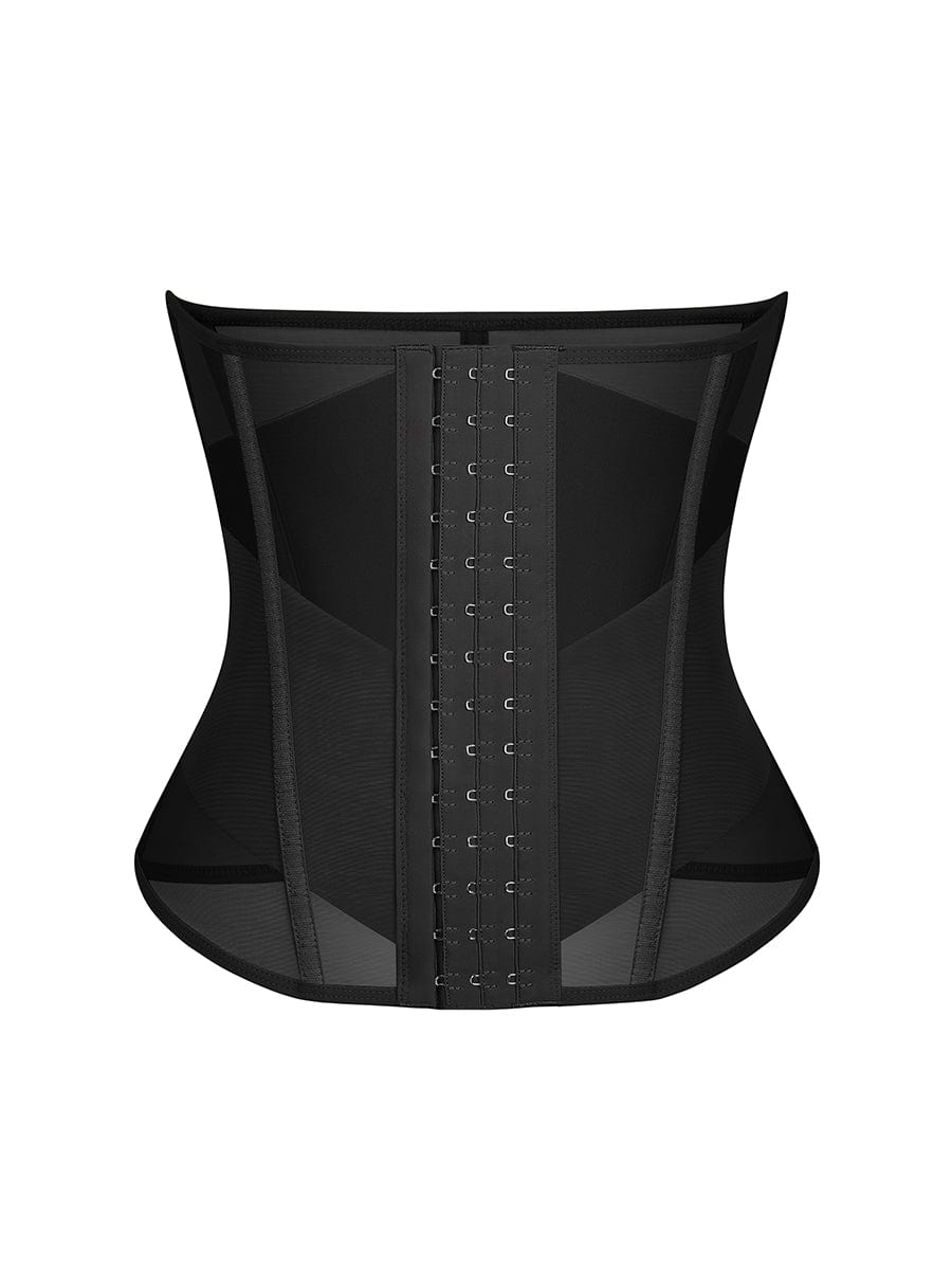 7 Steel Bones Waist and Abdomen Shaping Breathable Mesh Waist Trainer