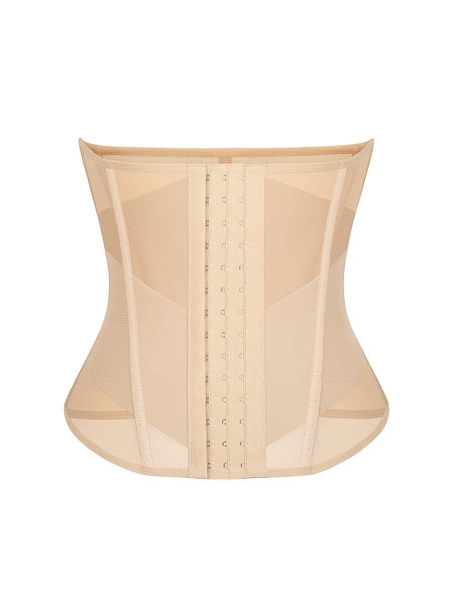 7 Steel Bones Waist and Abdomen Shaping Breathable Mesh Waist Trainer