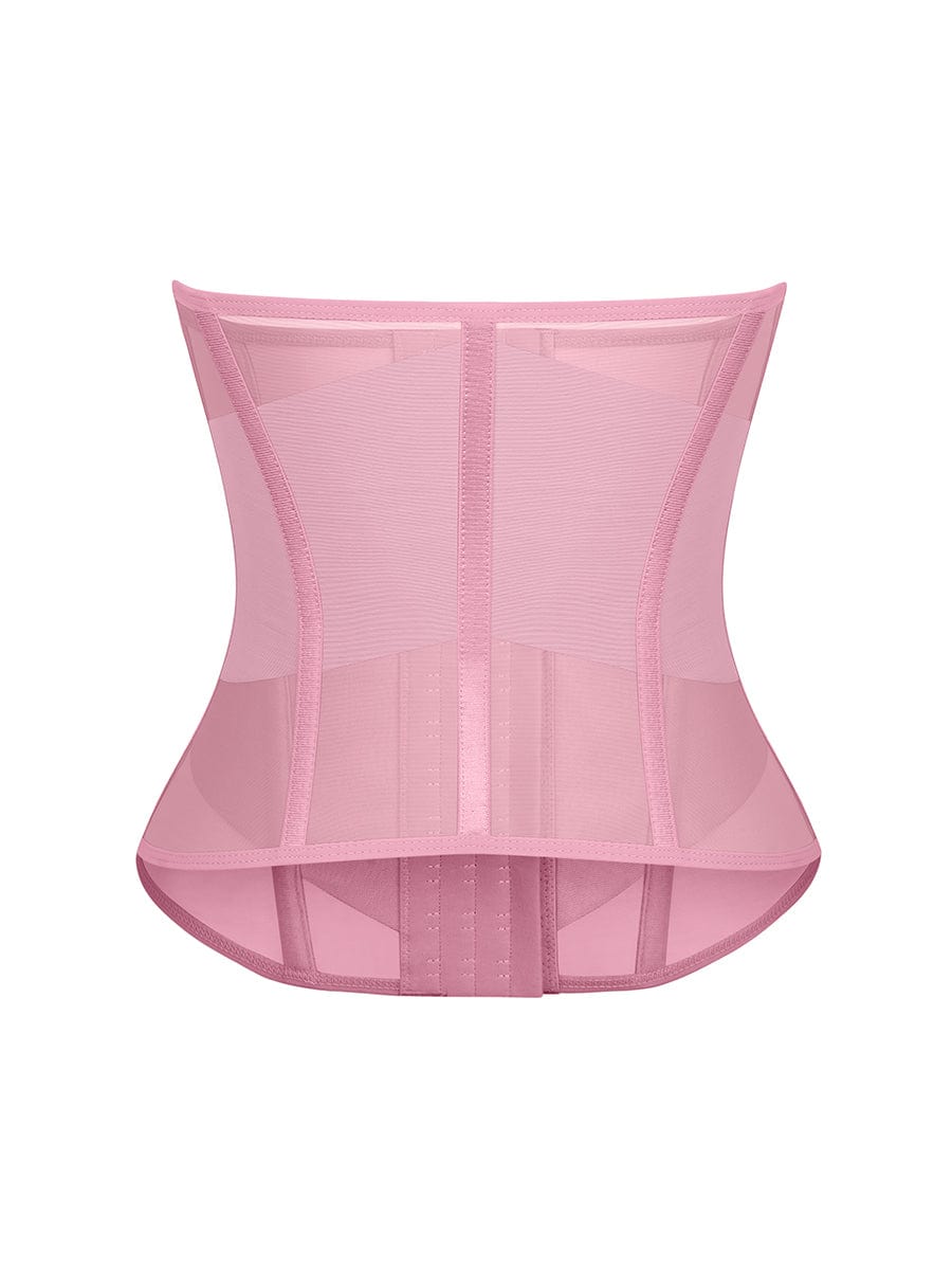 7 Steel Bones Waist and Abdomen Shaping Breathable Mesh Waist Trainer