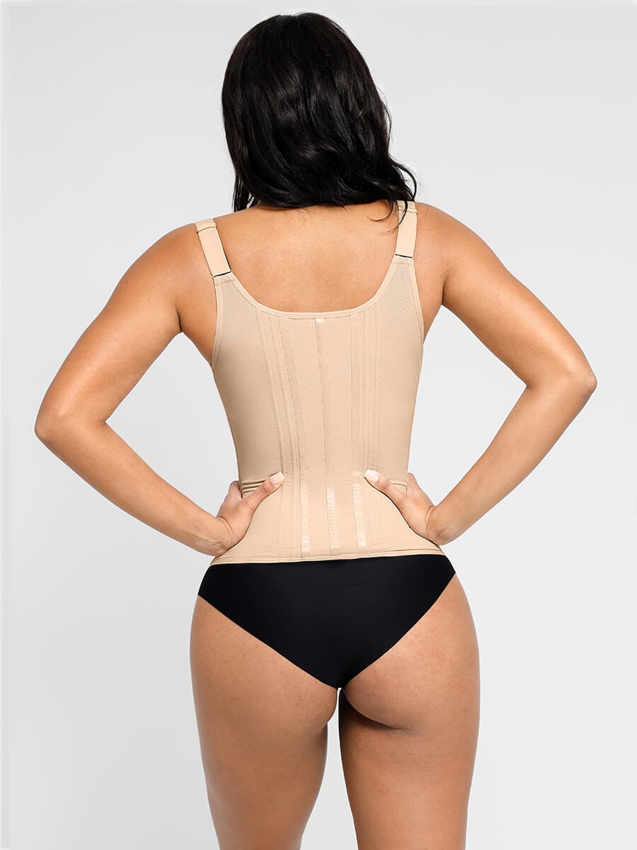 13 Built-in Steel Bone Girdle U-shaped Chest Support Waist Trainer Vest