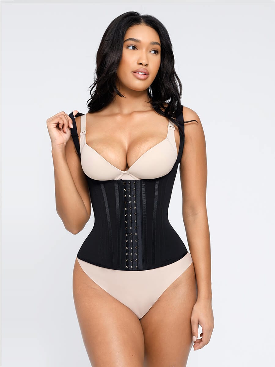 13 Built-in Steel Bone Girdle U-shaped Chest Support Waist Trainer Vest