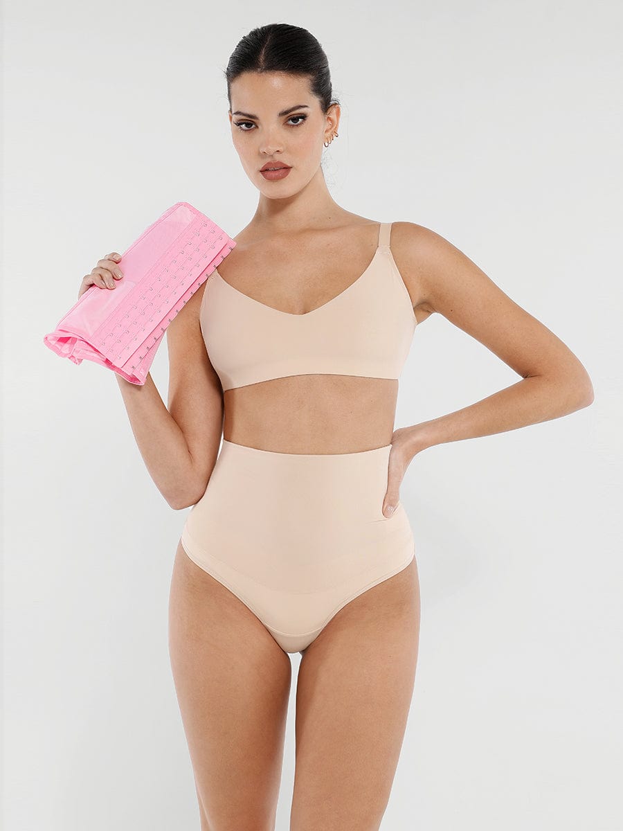 7 Steel Bones Waist and Abdomen Shaping Breathable Mesh Waist Trainer