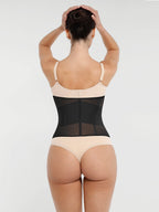 7 Steel Bones Waist and Abdomen Shaping Breathable Mesh Waist Trainer