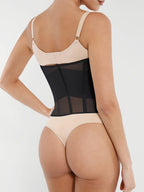 7 Steel Bones Waist and Abdomen Shaping Breathable Mesh Waist Trainer