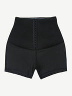Blue Neoprene Shorts Hook And Eye Closure Cellulite Reducing