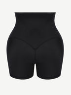Blue Neoprene Shorts Hook And Eye Closure Cellulite Reducing
