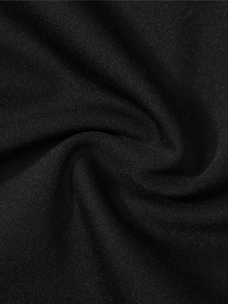 Dark Blue Neoprene Butt Lifting Leggings Wide Waistband Lose Weight